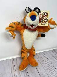 Tony The Tiger Plush Toy 2001 Kellogg S Frosted Flakes Tea Etsy Plush Stuffed Animals Plush Toy Toy Net