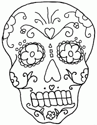 This year, go big for star wars day, may the 4th. Sugar Skull Coloring Pages Coloring Home