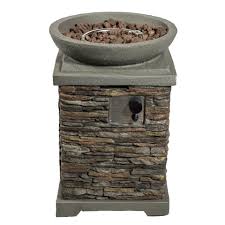 One of the main ridges between. Rustic Country Stone Gas Fire Pit Heater Teamson Home Uk