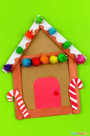 ‪Craft Stick Gingerbread House - Easy Peasy and Fun‬‏