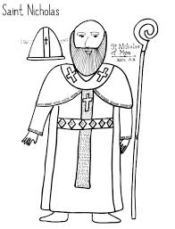 Nicholas coloring pages nicholas head nicholas sock & more free printable coloring pages colomio entdecken. Paper Dali Saint Nicholas Free Coloring Page And Printable Coloring Pages Free Coloring Pages Saint Nicholas