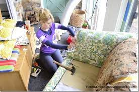 Maybe you would like to learn more about one of these? Diy Couch Before After Diy Couch Reupholster Couch How To Reupholster A Sofa