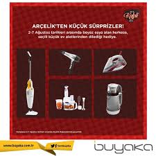buyaka arcelik te 7 agustos a kadar aldiginiz beyaz esyalarin yaninda secili kucuk ev aletlerinden dilediginiz hediye buyakabibas hediyeler kucuk evler evler