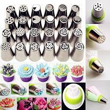 Generic Russian Icing Piping Nozzles Tips Cake Decorating Sugarcraft Pastry Tool 24pcs Jumia Nigeria