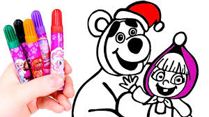 Masha Y El Oso Colorear