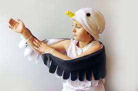 Kids Halloween Costume Hat Bird Costume Hat Seagull Hat And Wings Toddler Girl Boy Halloween Costume Kids Dress Up Bird Costume Kids Kids Dress Up Bird Costume