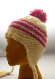 Crochet hats knit hats scarves to knit. Tried And True Ear Flap Hat Allfreeknitting Com