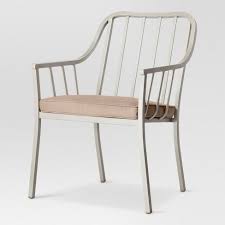 the morie 4 piece metal vertical slat stack patio chair set with cushion from threshold 153 is one outdoor stacking chairs patio chairs stacking patio chairs
