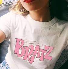 Bratz Tshirt White Graphic Tshirt Retro Tee Old School Etsy In 2021 Retro Tee Balenciaga T Shirt Tees