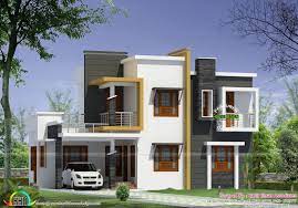 Box Type Modern House Plan Kerala Home Design And Floor Plans Designs Maison Mitoyenne Maison Design