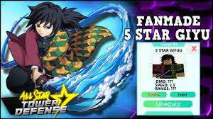 From i.ytimg.com tower defense simulator is a tower defense game created on on the 5 june, 2019 by the roblox game development group paradoxum games. 5 Star Giyu Tomioka All Star Tower Defense Fanmade Youtube