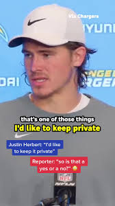 Justin Herbert wanted to keep info private. The feeling wasn’t mutual  #chargers #justinherbert #nfl #fyp #fypシ