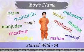 Muslim boy names starts with alphabet m are very common among the parents. Indian Boy Names Starting With M Pandit Com