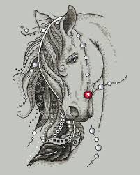 Maybe you would like to learn more about one of these? Online Pattern Horse With A Feather