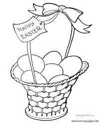 Print out these free coloring pages to entertain your kids. Easter Basket Free Coloring Pages Printable