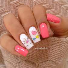 + 100 uñas para niñas uñas de unicornio, sirena, mickey mouse, decoracion con frutas corazones. 530 Me Gusta 23 Comentarios Sofinailstv En Instagram Para Hoy Un Nail Art Expres Manicura De Unas Disenos De Unas De Unicornio Decorados Para Unas Cortas