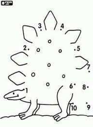 Dino 5 leren tekenen knutselen dinosaurus tekenen voor kinderen laten we samen dinosaur tekenen en plezier hebben! Kleurplaten Verbind De Punten