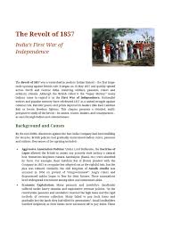 The Revolt of 1857 | PDF | Indian ...