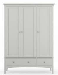 Measure the dimensions of your space to ensure you're only considering armoires that will fit. Grey Wardrobes Free Standing Wardrobes M S