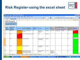 Format of risk register template excel based. Risk Management Tips For Completing Risk Registers Ppt Video Online Download