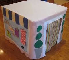 Clothing Shop Card Table Playhouse Diy Gifts For Kids Kids Play Centre