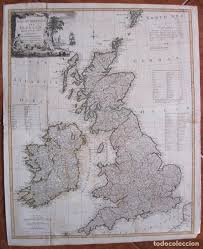 Recorre los puntos más emblemáticos de inglaterra, escocia e irlanda. Gran Mapa De Inglaterra Escocia Irlanda 179 Comprar Cartografia Antigua Hasta S Xix En Todocoleccion 121160851