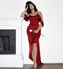 Natalie Halcro Natalie Halcro Satin Dress Long Fashion