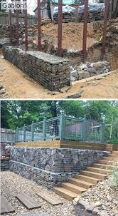 Gabion Retaining Wall Landscaping Retaining Walls Gabion Retaining Wall Retaining Wall Fence