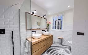 Both of these bathrooms use chic white metro tiles to cultivate a sleek and trendy look. Designing A Bathroom In White Ideas And Combinations With White Tiles Decor Object Your Daily Dose Of Best Home Decorating Ideas Interior Design Inspiration