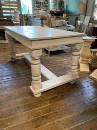 Anna Maria White Distressed Counter Height Kitchen Table Etsy In 2020 Counter Height Kitchen Table Farmhouse Kitchen Tables Kitchen Work Tables