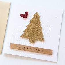 Maybe you would like to learn more about one of these? 4 Gold Glitter Christmas Cards Handmade Luxury Christmas Card Merry Christmas The Little Card Boutique On Madeit