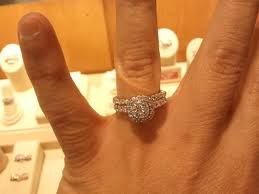 14k gold diamond set heart engagement wedding ring. Zales Halo Cluster Engagement Ring And Wedding Band Set Love Love Love Cool Wedding Rings Zales Engagement Rings Halo Wedding Bands