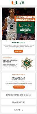 Miami Gameday University Of Miami Marketing Automation Center Game