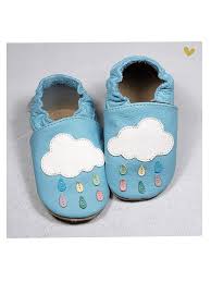 leder krabbelschuhe bunter regen in hellblau krabbelschuhe leder krabbelschuhe schuhe baby