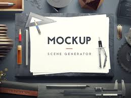 Mockup Scene Generator Free Sample Scene Generator Mockup Design Freebie