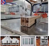 PVC UPVC WPC Wall Panel Doors and Windows Frame Ceiling Cable Trunking  Gutter Profile Making Machine Plastic Extruder