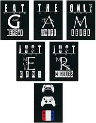 33 cool teenage boy room decor ideas 0. Buy Seemey Game Room Decor Posters For Boys Bedroom Wall Decor Cool Stuff For Teen Posters Gaming Room Decor Ps Xbox Nintendo Gaming Wall Art Poster 6pcs 8x11 No Frame Online In Indonesia B091d1z1wd