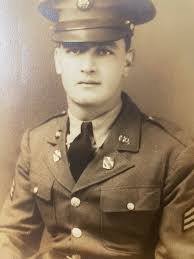 Old photos of two men from the 1940s