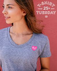 T-SHIRT TUESDAY: Take 25% off all t-shirts, including charitable items,  TODAY ONLY. Shop online and at both store locations to save
