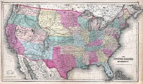 This map shows a combination of political and physical features. Old Maps Of The United States Vintage Prints Free Pdf Maps