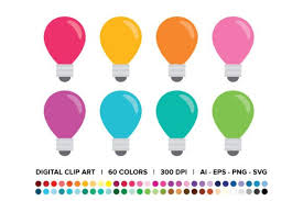Download over 22,929 icons of light bulb in svg, psd, png, eps format or as webfonts. Light Bulb Clip Art Set Graphic By Running With Foxes Creative Fabrica Clip Art Art Set Digital Illustration