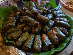 First you need to blend those up and prepare the rest of your filling. The Chef In My Head Stuffed Grape Leaves Tzatziki Tabouli Grape Leaves Recipe Stuffed Grape Leaves Syrian Food