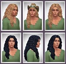 Sims 4 hairs for females or males, maxis match cc, alpha hair, new meshes, recolors, retextures, free hairstyles downloads! Long Wavy Over Shoulder Hair Male At Birksches Sims Blog Sims 4 Updates
