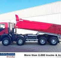 ⇒ Iveco Trakker AD410T50 8x4, Stahlmulde ca. 16m³, hydr ...