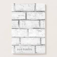Black And White Brick Wall Template White Brick Wall Add Name 4x6 Post It Notes Pattern Sample Design Template Diy Cyo Customize With Images Brick Wall White Brick White Brick Walls