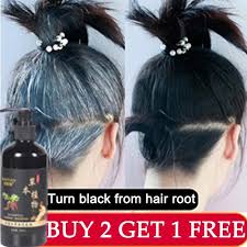 But there are other causes of white hair, such as a condition called vitiligo, certain types of anemia and thyroid disorders. New Product White Hair Turns To Black Hair Treatment Harmless Natrual Herbal Plant Shampoo Black Hair Suitable Shopee Malaysia