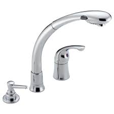 Explore thoughtfully designed single handle kitchen faucets that are offered in a wide range of finishes and styles to match your personal style. Rdkf50 Ideas Here Replacing Delta Kitchen Faucet Collection 6238