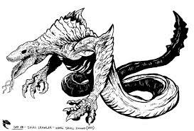 Beholders were immediately identifiable, being essentially a floating head with one. Inktober 2019 Day 18 Alpha Skull Crawler By Wretchedspawn2012 On Deviantart Kaiju Design Character Sketch Monster Concept Art