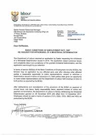 There are subtle differences between application letters and cover letters. Letter Of Withdrawal Of Ministerial Determination For Old Mutual From Dol Sasbo