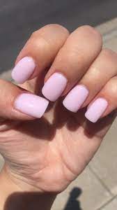 Pink Dip Powder Gel Nails Crackle Nails Powder Nails Baby Pink Nails
